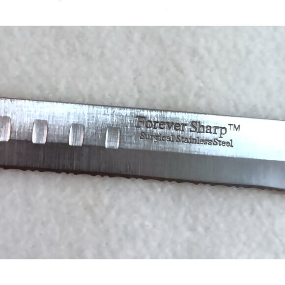 Forever Sharp Surgical Stainless Steel Tomato knife 13", blade 8.25" forked end - Picture 4 of 5